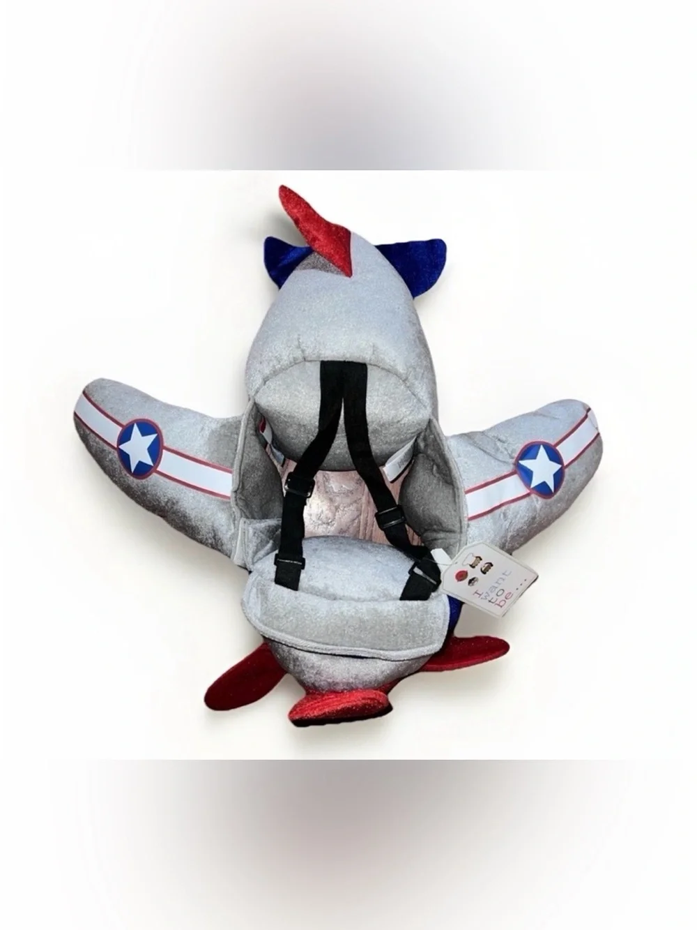 Toddler Airplane Costume Adjustable Straps Little Kids Costume Dress Up NWT